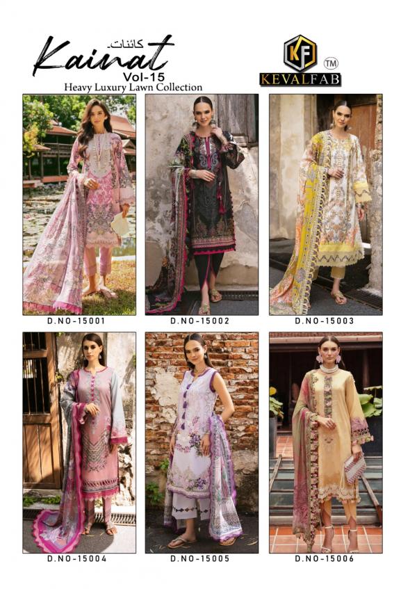 Kevalfab Kainat Vol-15 – Karachi Dress Material